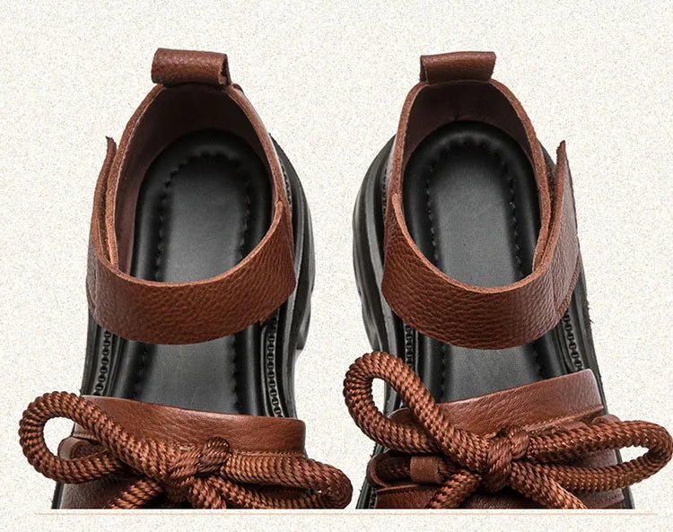 Sandales Femme en Cuir Élégant "La Allégresse" - Restaur Cuirs