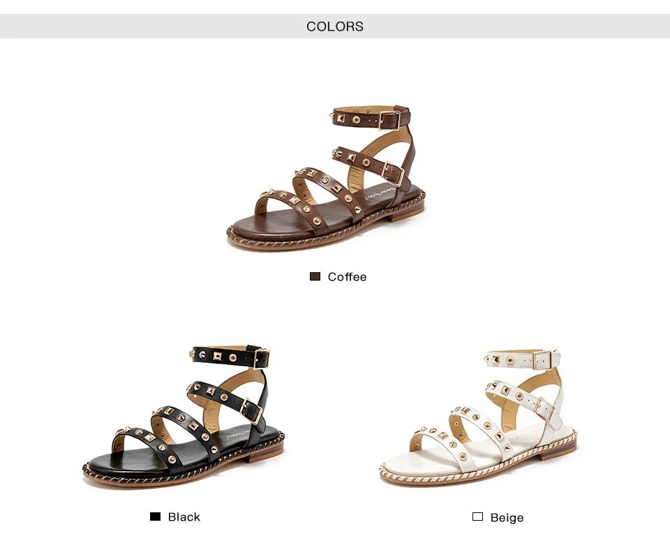 Sandales Femme en Cuir Élégant "La Coquette" - Restaur Cuirs