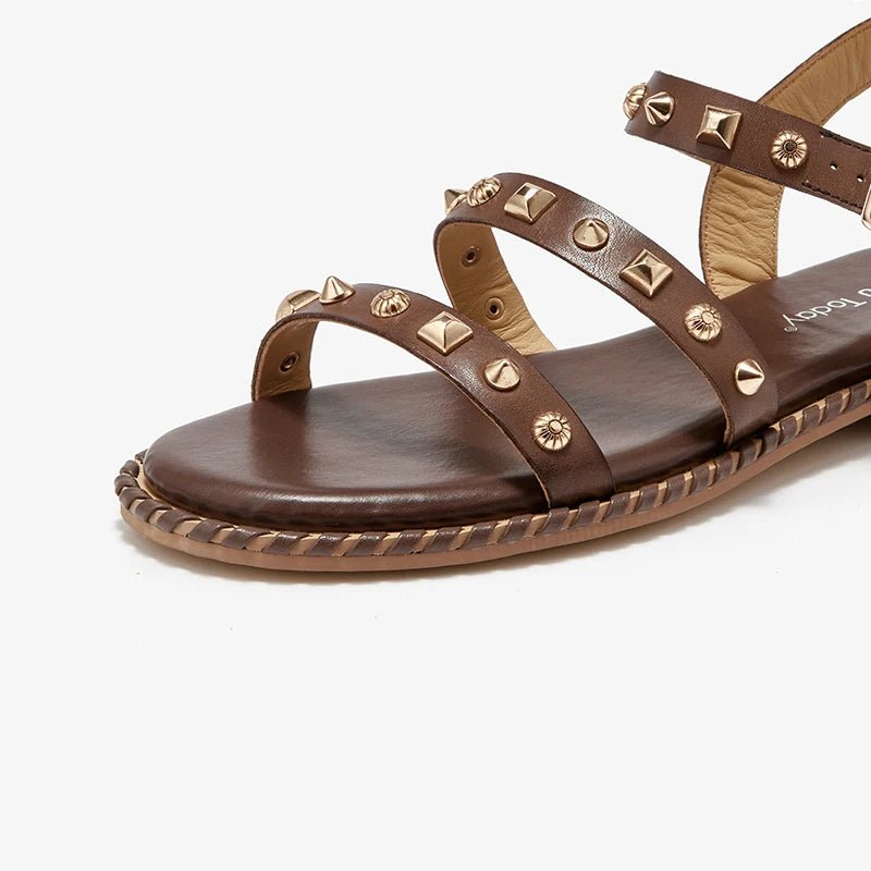 Sandales Femme en Cuir Élégant "La Coquette" - Restaur Cuirs