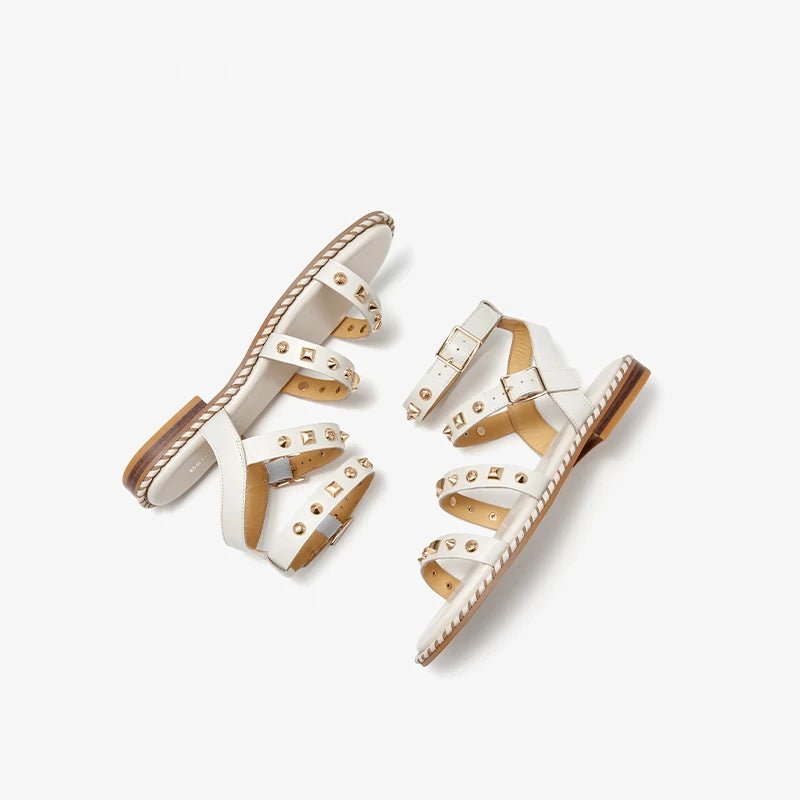 Sandales Femme en Cuir Élégant "La Coquette" - Restaur Cuirs