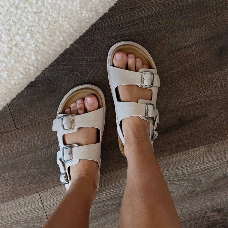 Sandales Femme en cuir élégantes "La Charmante" - Restaur Cuirs
