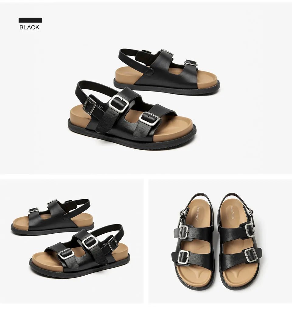 Sandales Femme en cuir élégantes "La Charmante" - Restaur Cuirs