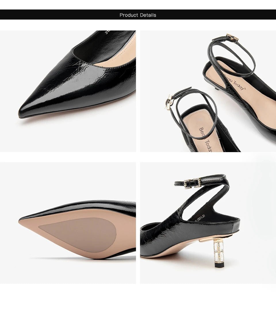 Sandales Femme en cuir élégantes - "La Éclatante" - Restaur Cuirs