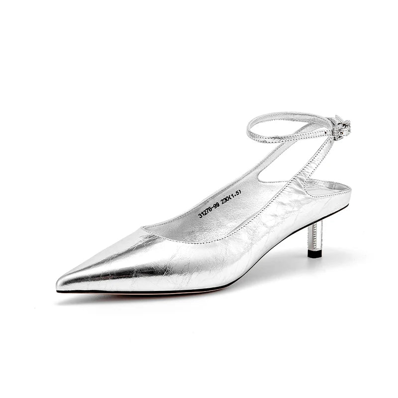 Sandales Femme en cuir élégantes - "La Éclatante" - Restaur Cuirs