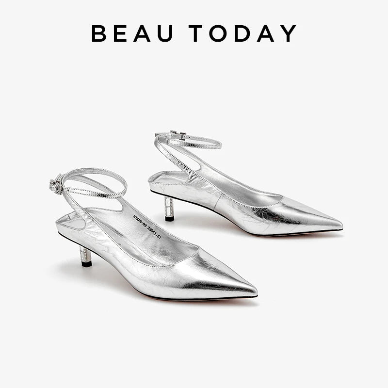 Sandales Femme en cuir élégantes - "La Éclatante" - Restaur Cuirs