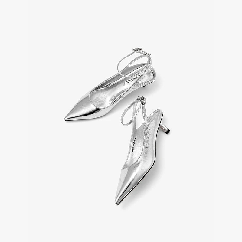 Sandales Femme en cuir élégantes - "La Éclatante" - Restaur Cuirs
