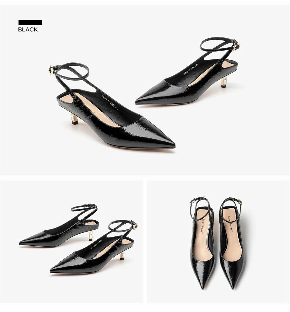 Sandales Femme en cuir élégantes - "La Éclatante" - Restaur Cuirs