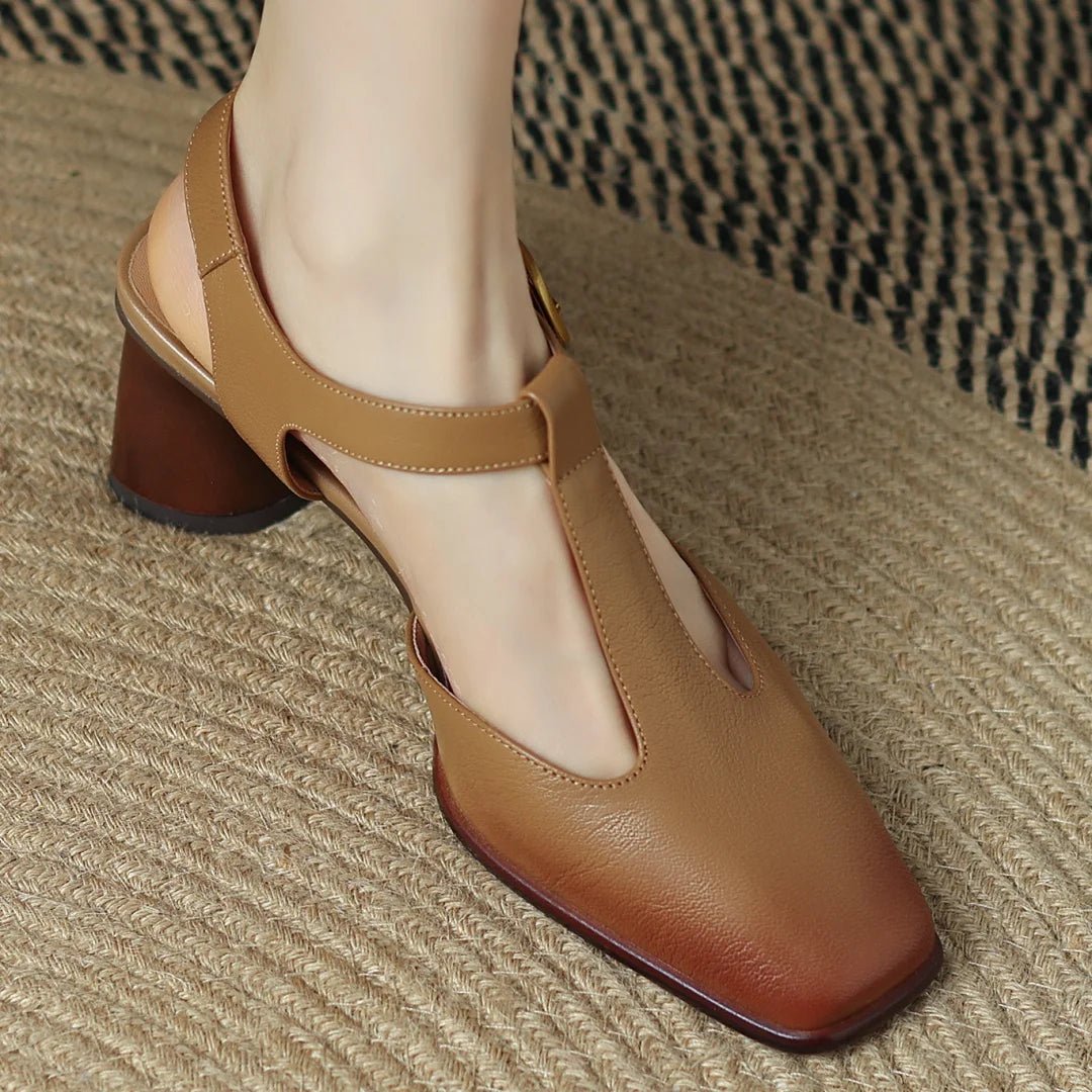 Sandales Femme en Cuir Élégantes "La Perle" - Restaur Cuirs
