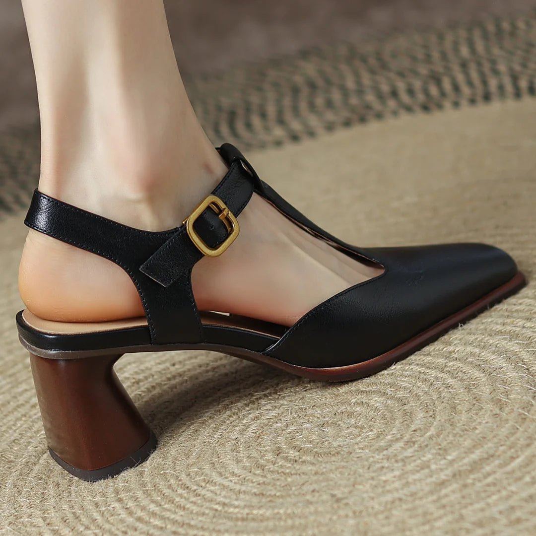 Sandales Femme en Cuir Élégantes "La Perle" - Restaur Cuirs