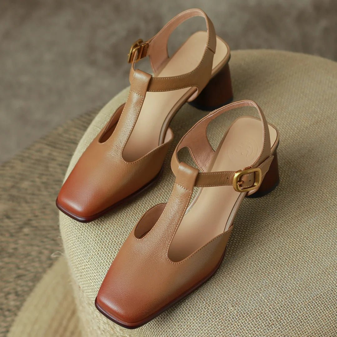 Sandales Femme en Cuir Élégantes "La Perle" - Restaur Cuirs