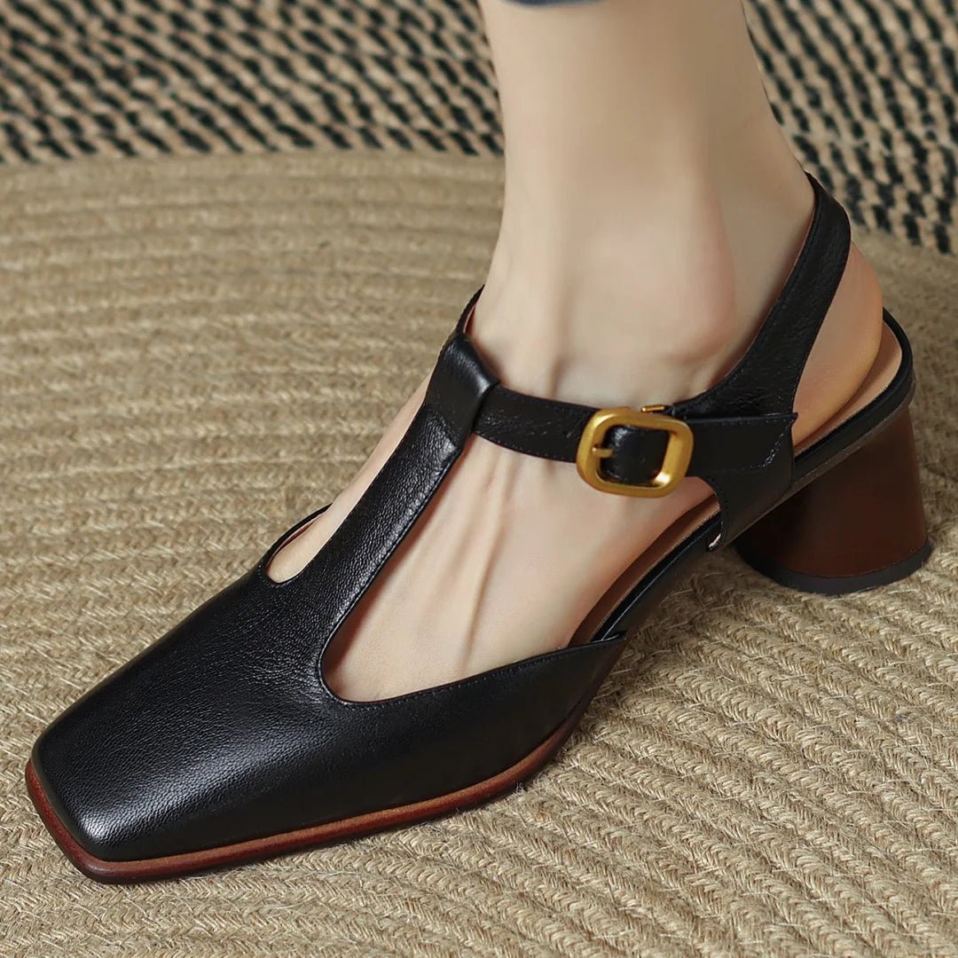 Sandales Femme en Cuir Élégantes "La Perle" - Restaur Cuirs