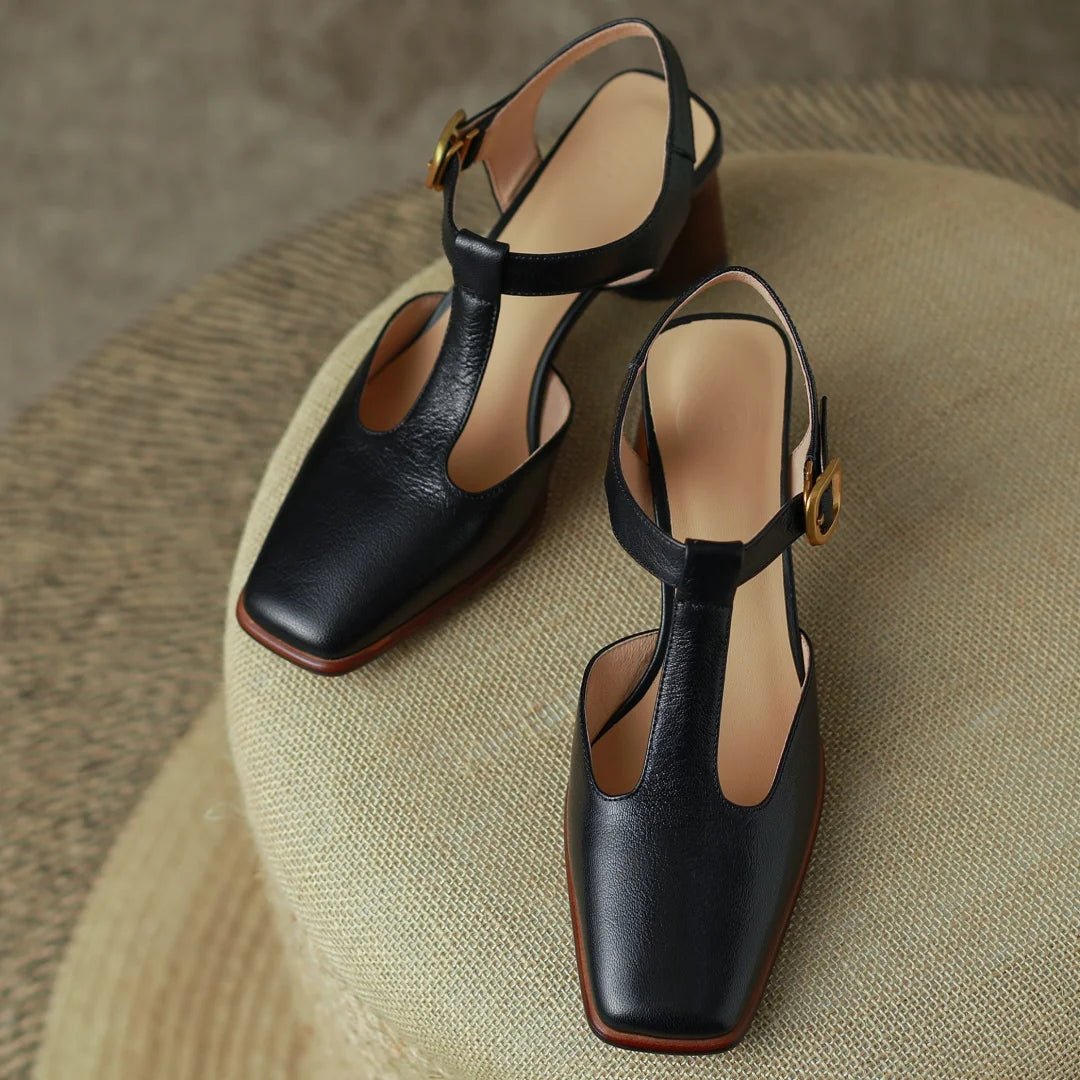 Sandales Femme en Cuir Élégantes "La Perle" - Restaur Cuirs