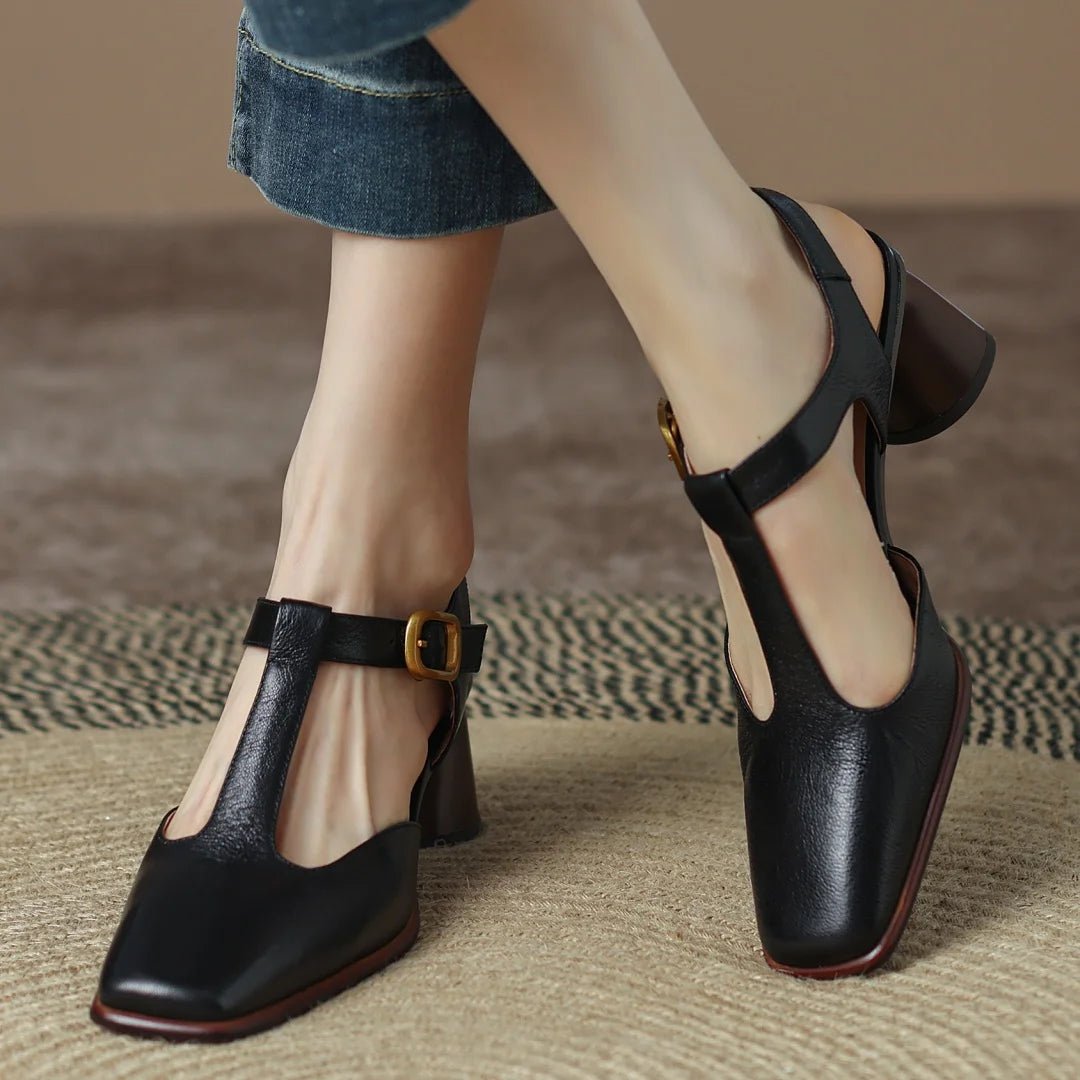 Sandales Femme en Cuir Élégantes "La Perle" - Restaur Cuirs