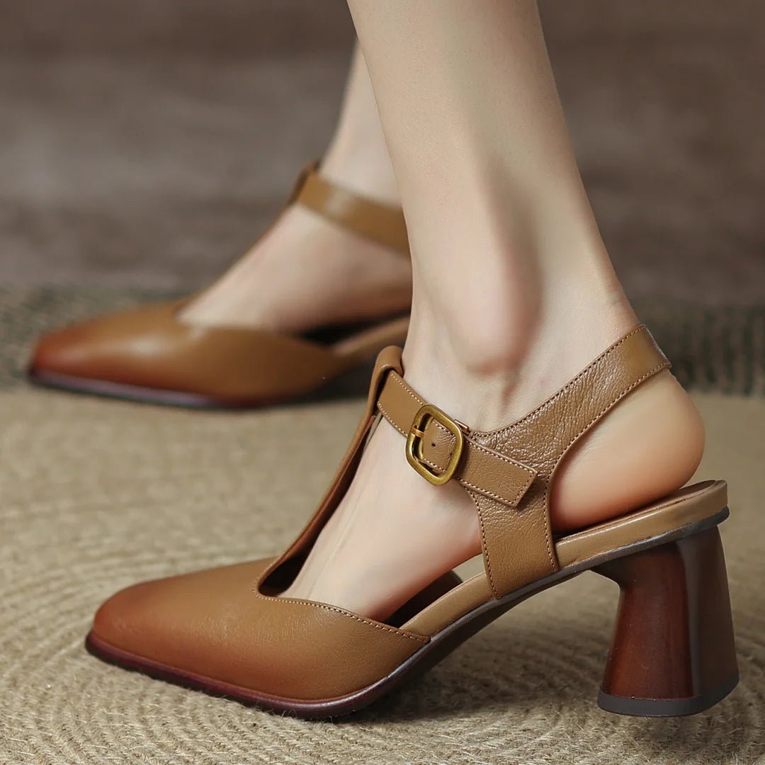 Sandales Femme en Cuir Élégantes "La Perle" - Restaur Cuirs