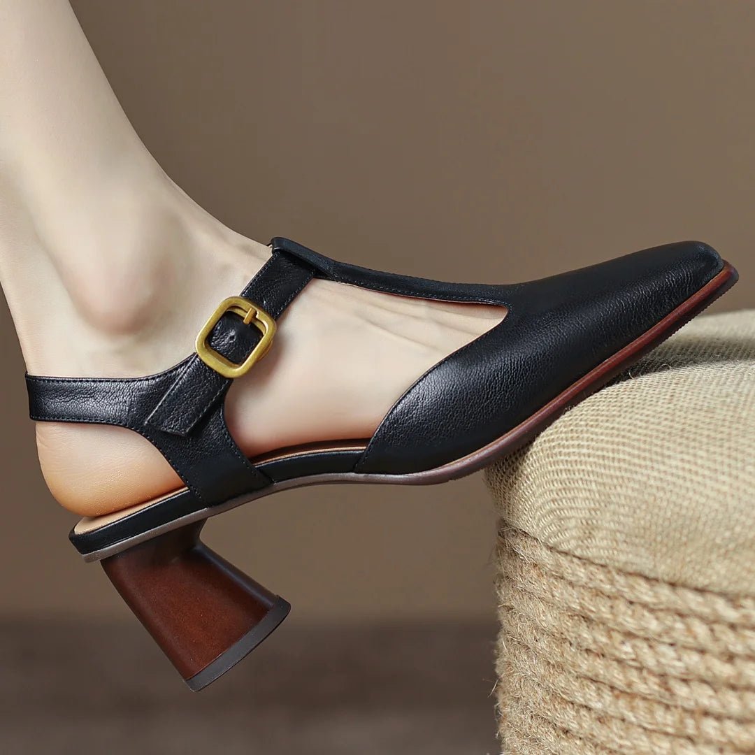 Sandales Femme en Cuir Élégantes "La Perle" - Restaur Cuirs