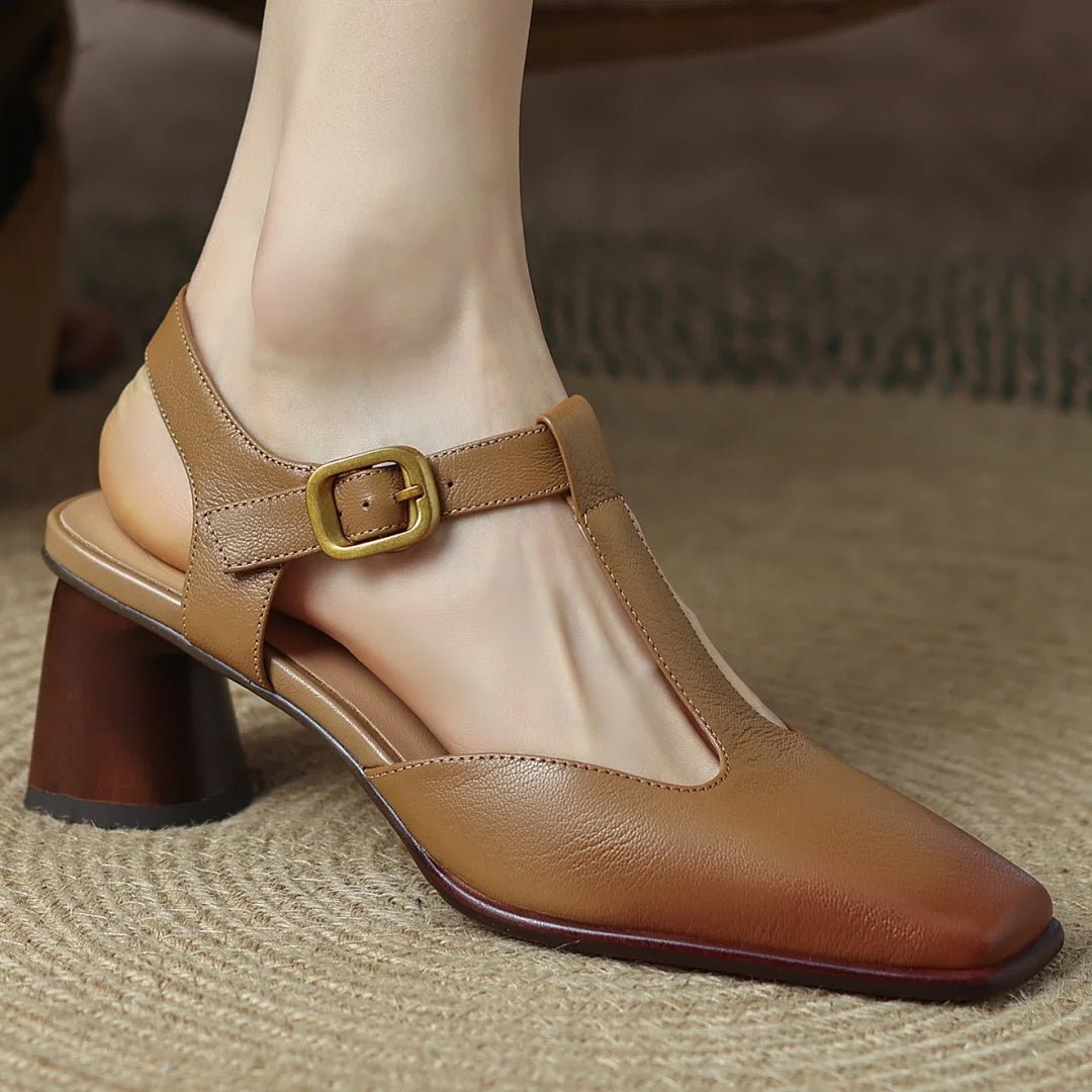 Sandales Femme en Cuir Élégantes "La Perle" - Restaur Cuirs