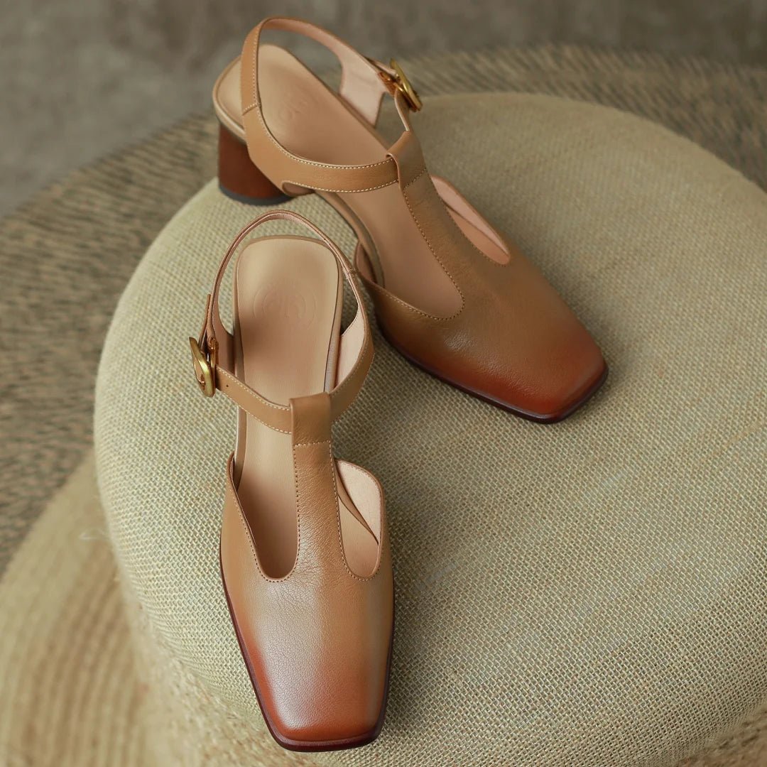 Sandales Femme en Cuir Élégantes "La Perle" - Restaur Cuirs