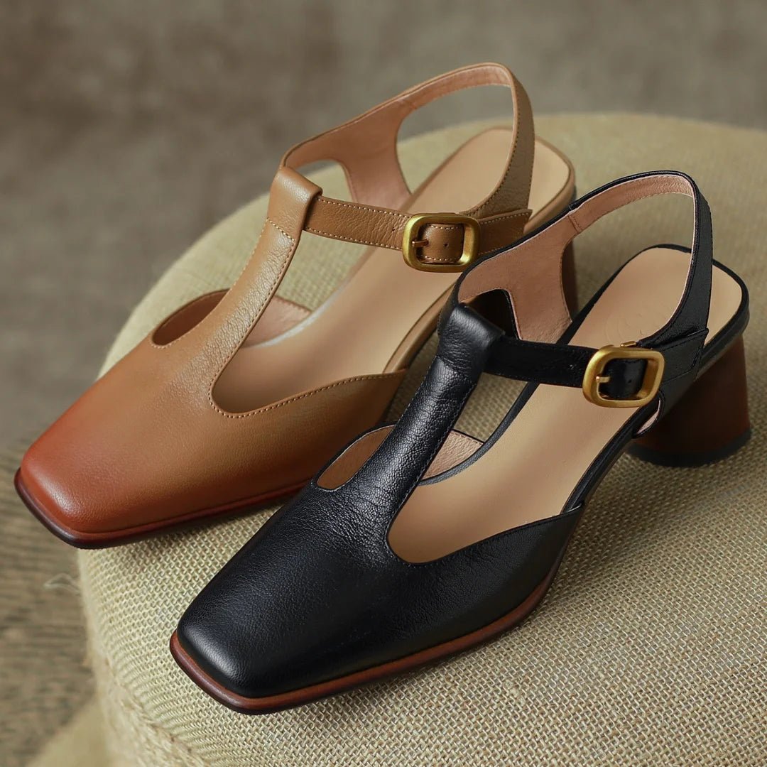 Sandales Femme en Cuir Élégantes "La Perle" - Restaur Cuirs
