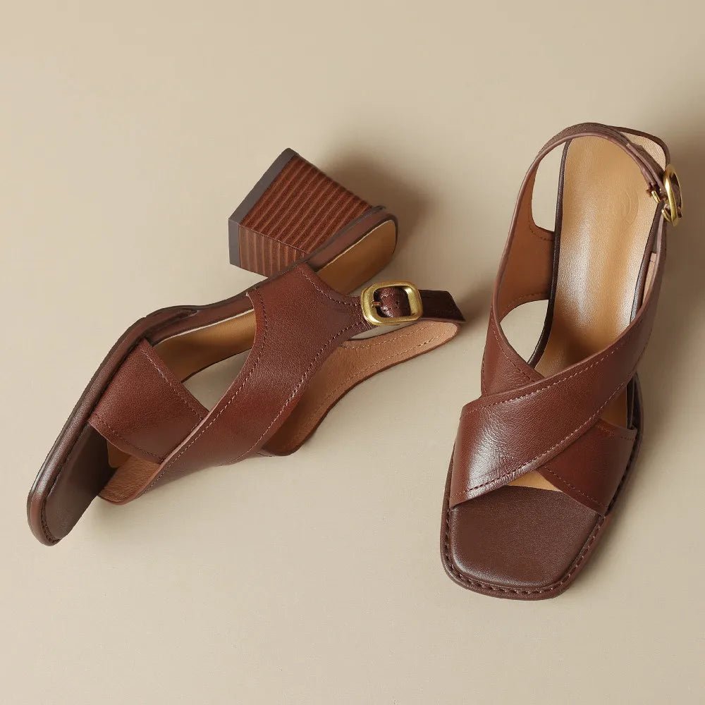 Sandales Femme en Cuir Élégantes "La Sublima" - Restaur Cuirs