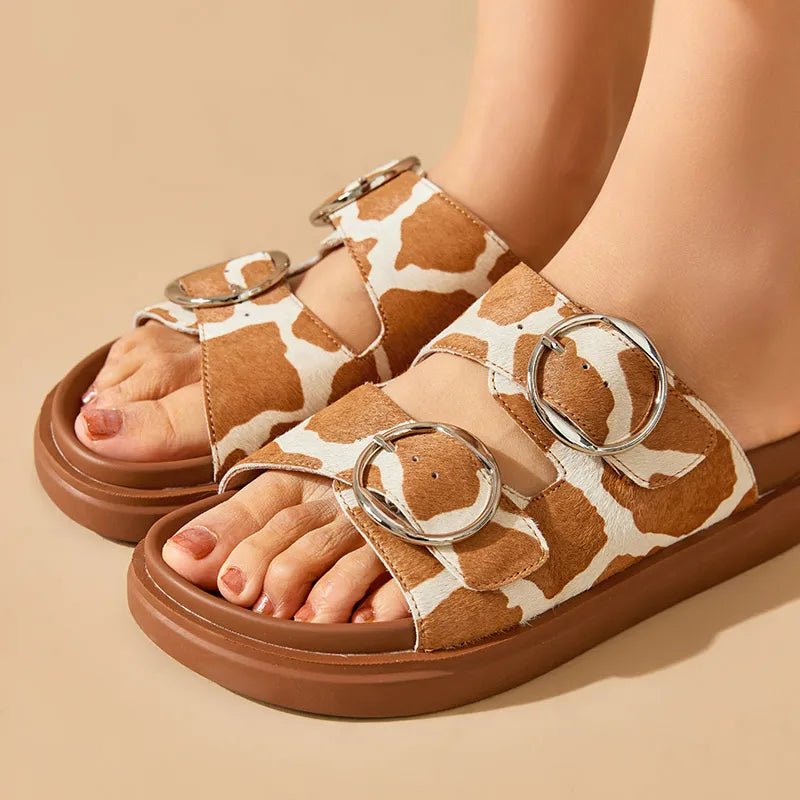 Sandales Femme en Cuir Élégantes "L'Évasia" - Restaur Cuirs
