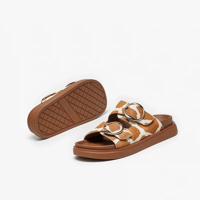 Sandales Femme en Cuir Élégantes "L'Évasia" - Restaur Cuirs