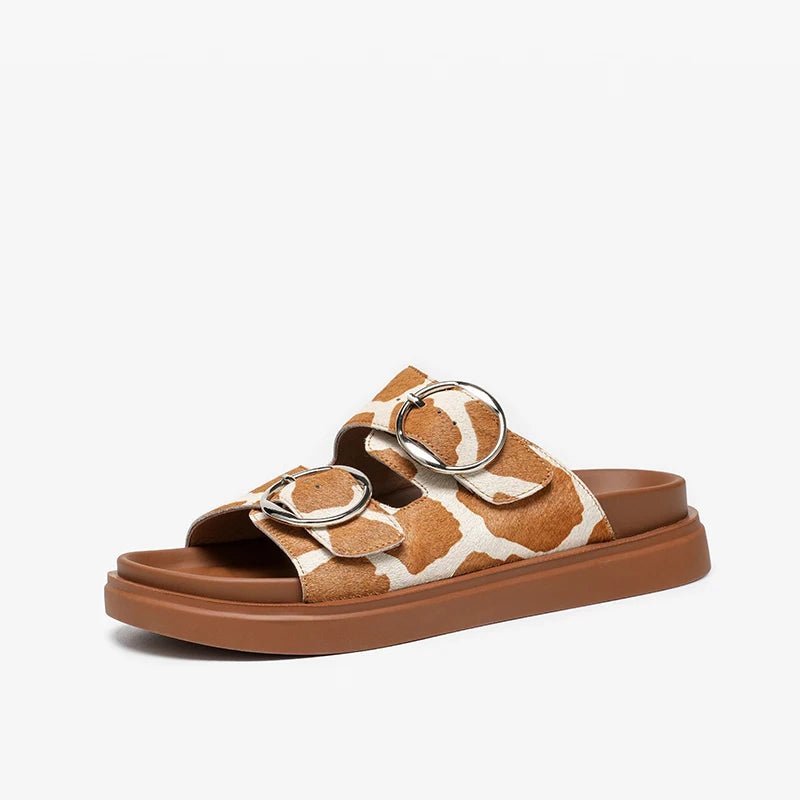 Sandales Femme en Cuir Élégantes "L'Évasia" - Restaur Cuirs