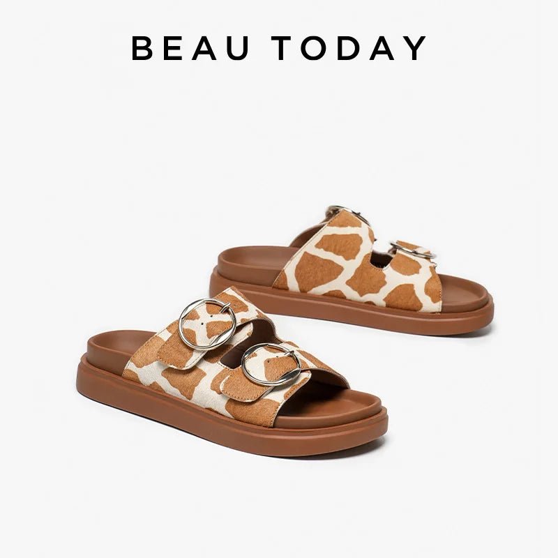 Sandales Femme en Cuir Élégantes "L'Évasia" - Restaur Cuirs