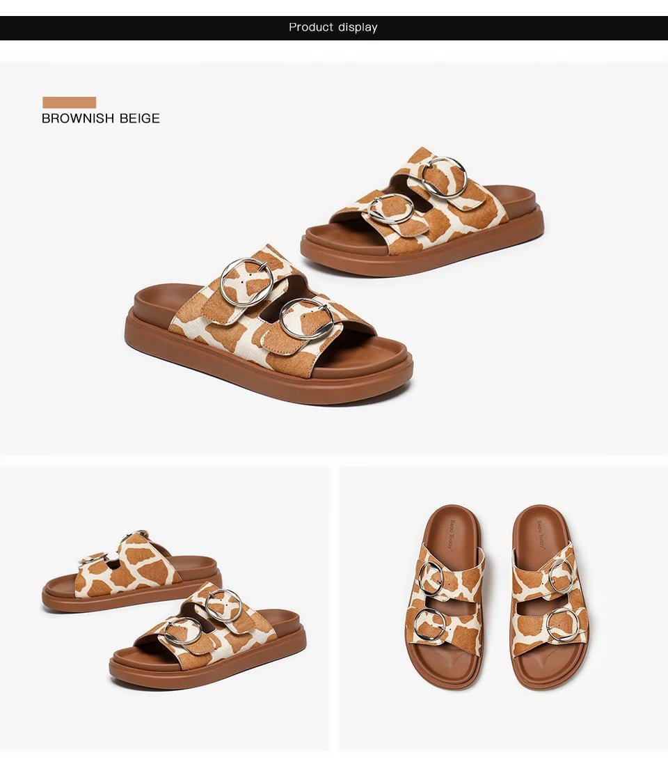 Sandales Femme en Cuir Élégantes "L'Évasia" - Restaur Cuirs