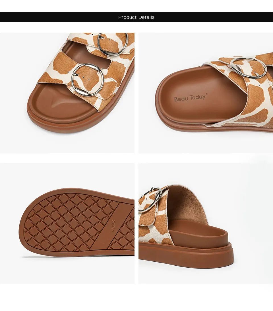 Sandales Femme en Cuir Élégantes "L'Évasia" - Restaur Cuirs