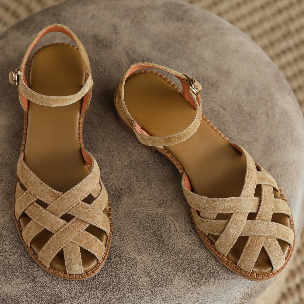 Sandales Femme en cuir 'La Augusta' - Restaur Cuirs