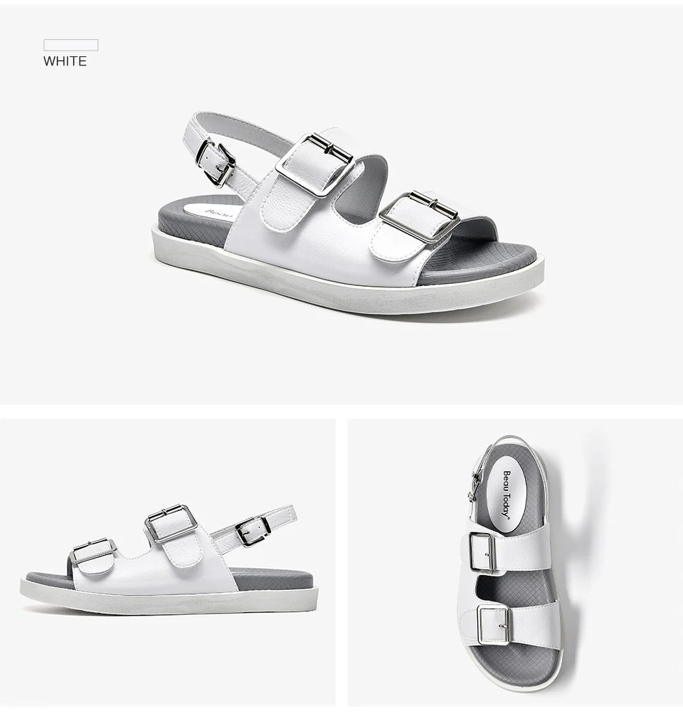 Sandales Femme en Cuir "La Aurora" - Restaur Cuirs