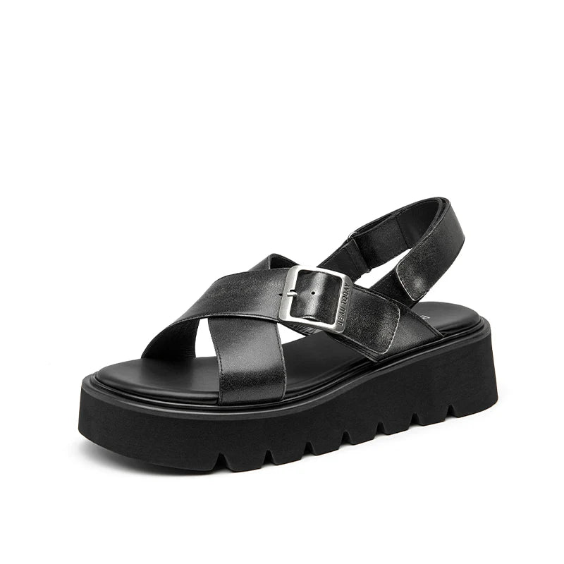 Sandales Femme en Cuir "La Bella" - Restaur Cuirs