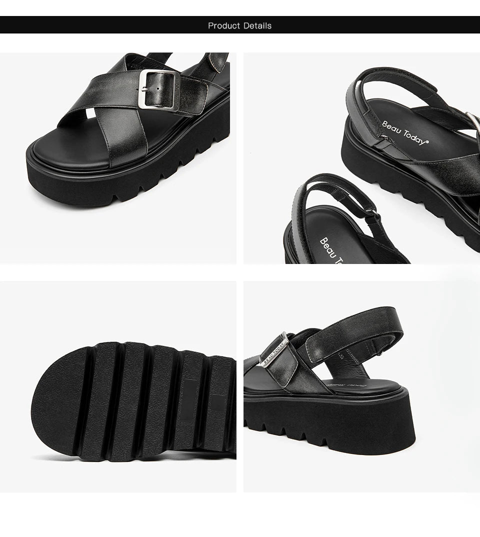 Sandales Femme en Cuir "La Bella" - Restaur Cuirs