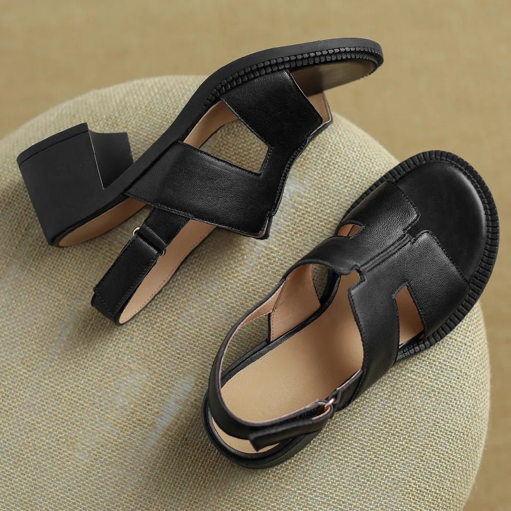 Sandales Femme en Cuir 'La Impératrice' - Restaur Cuirs