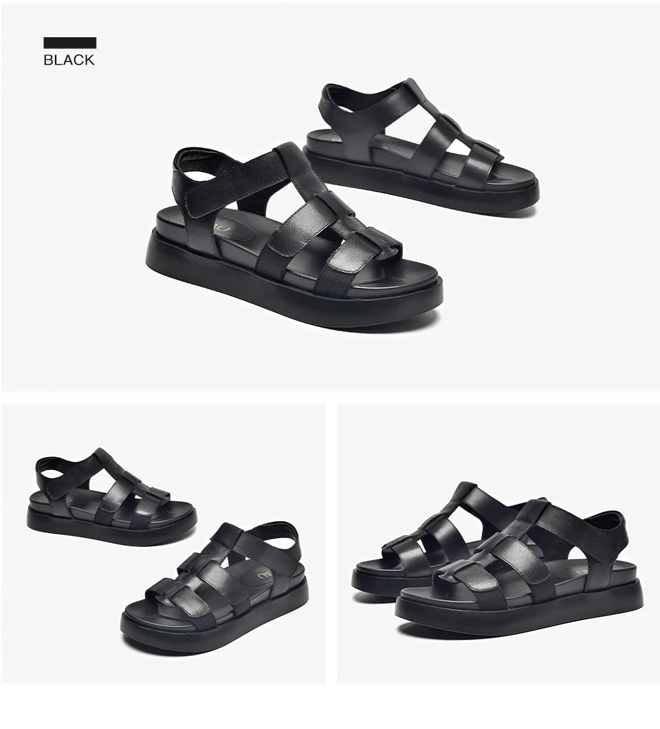 Sandales Femme en Cuir Véritable "L'Athéna" - Restaur Cuirs