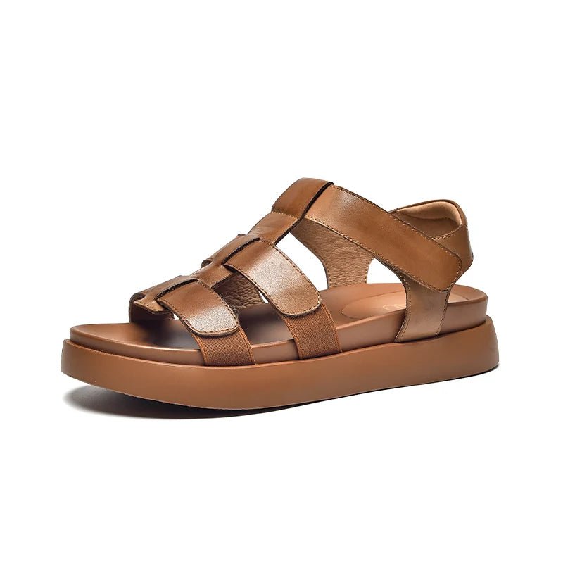 Sandales Femme en Cuir Véritable "L'Athéna" - Restaur Cuirs