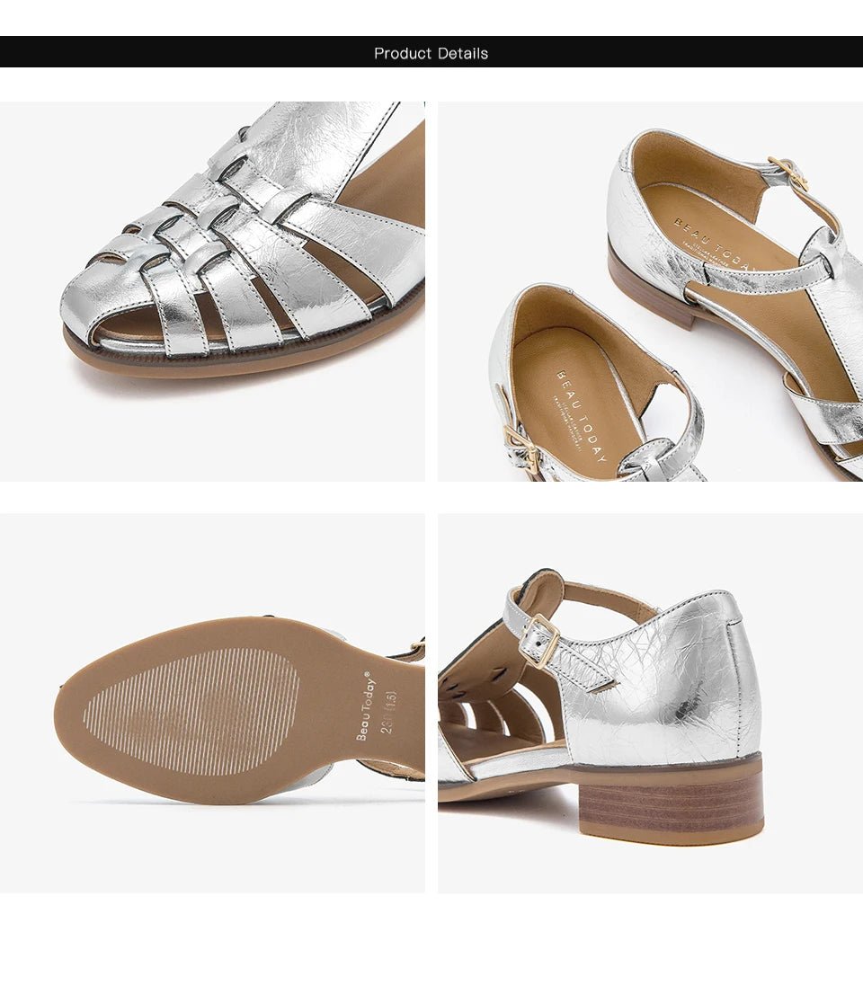Sandales Femme en cuir verni "L'Impériale" - Restaur Cuirs
