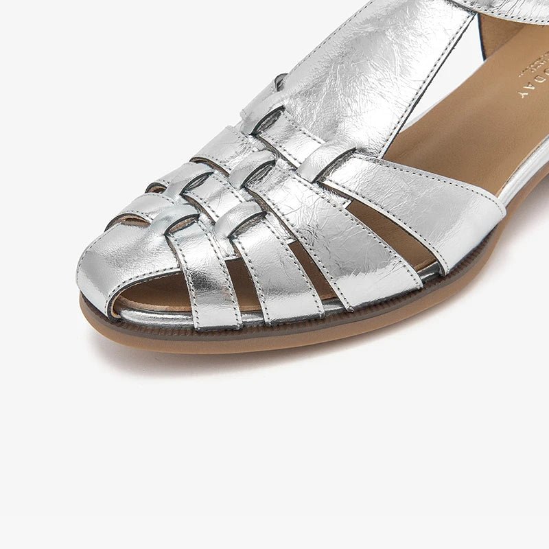 Sandales Femme en cuir verni "L'Impériale" - Restaur Cuirs