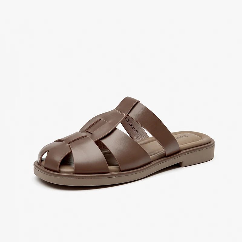 Sandales Femme Gladiateur en Cuir "La Conquérante" - Restaur Cuirs