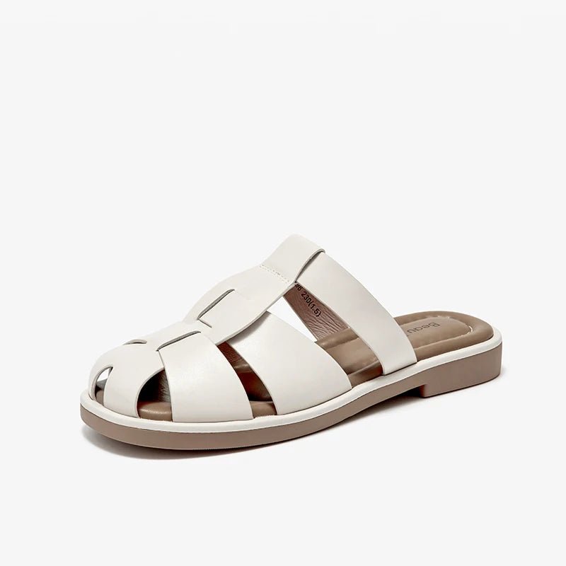 Sandales Femme Gladiateur en Cuir "La Conquérante" - Restaur Cuirs