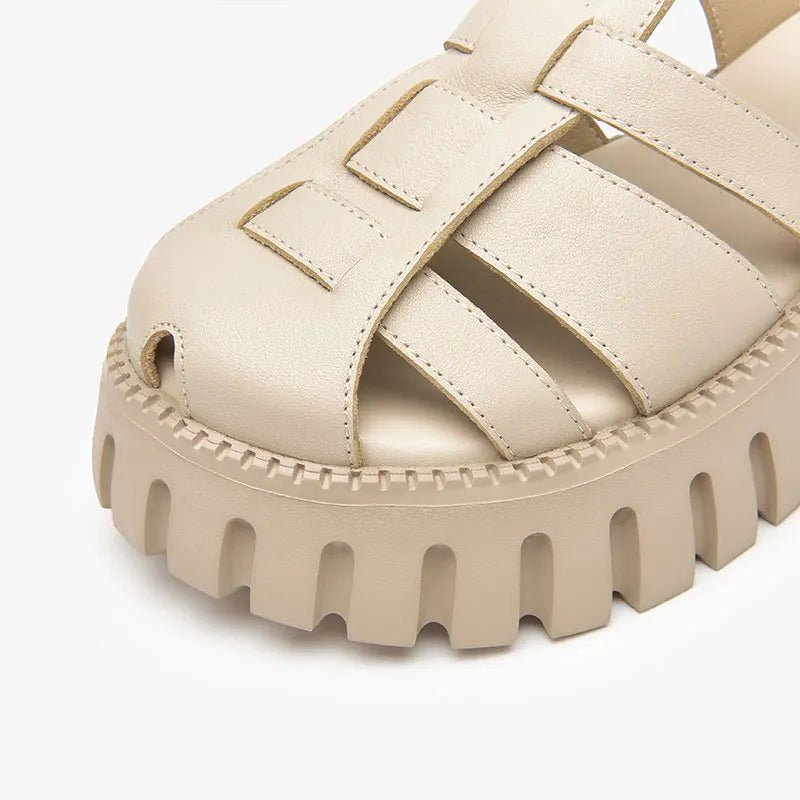 Sandales Femme Gladiateur en Cuir "La Gladiatrice" - Restaur Cuirs