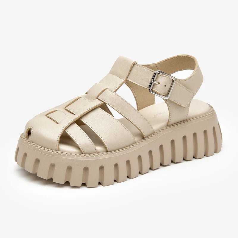 Sandales Femme Gladiateur en Cuir "La Gladiatrice" - Restaur Cuirs