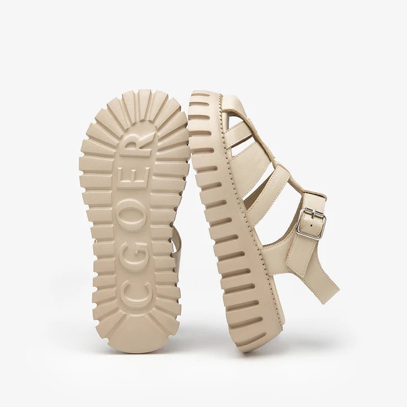 Sandales Femme Gladiateur en Cuir "La Gladiatrice" - Restaur Cuirs