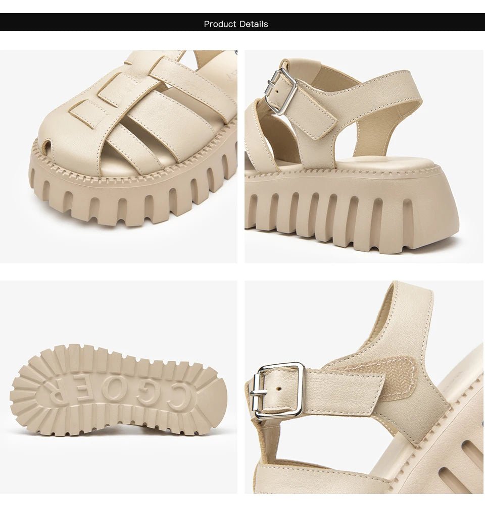 Sandales Femme Gladiateur en Cuir "La Gladiatrice" - Restaur Cuirs