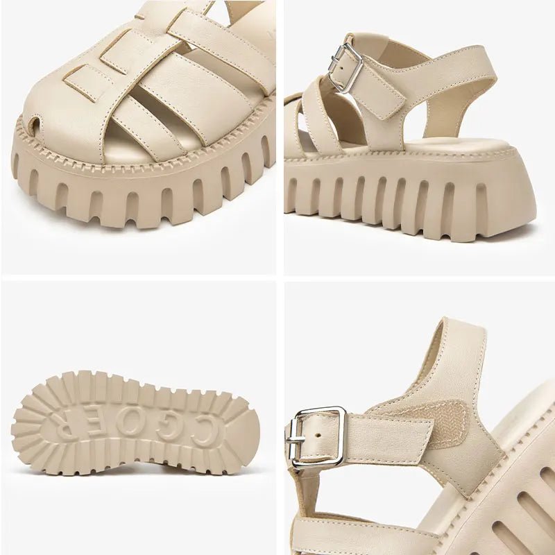 Sandales Femme Gladiateur en Cuir "La Gladiatrice" - Restaur Cuirs