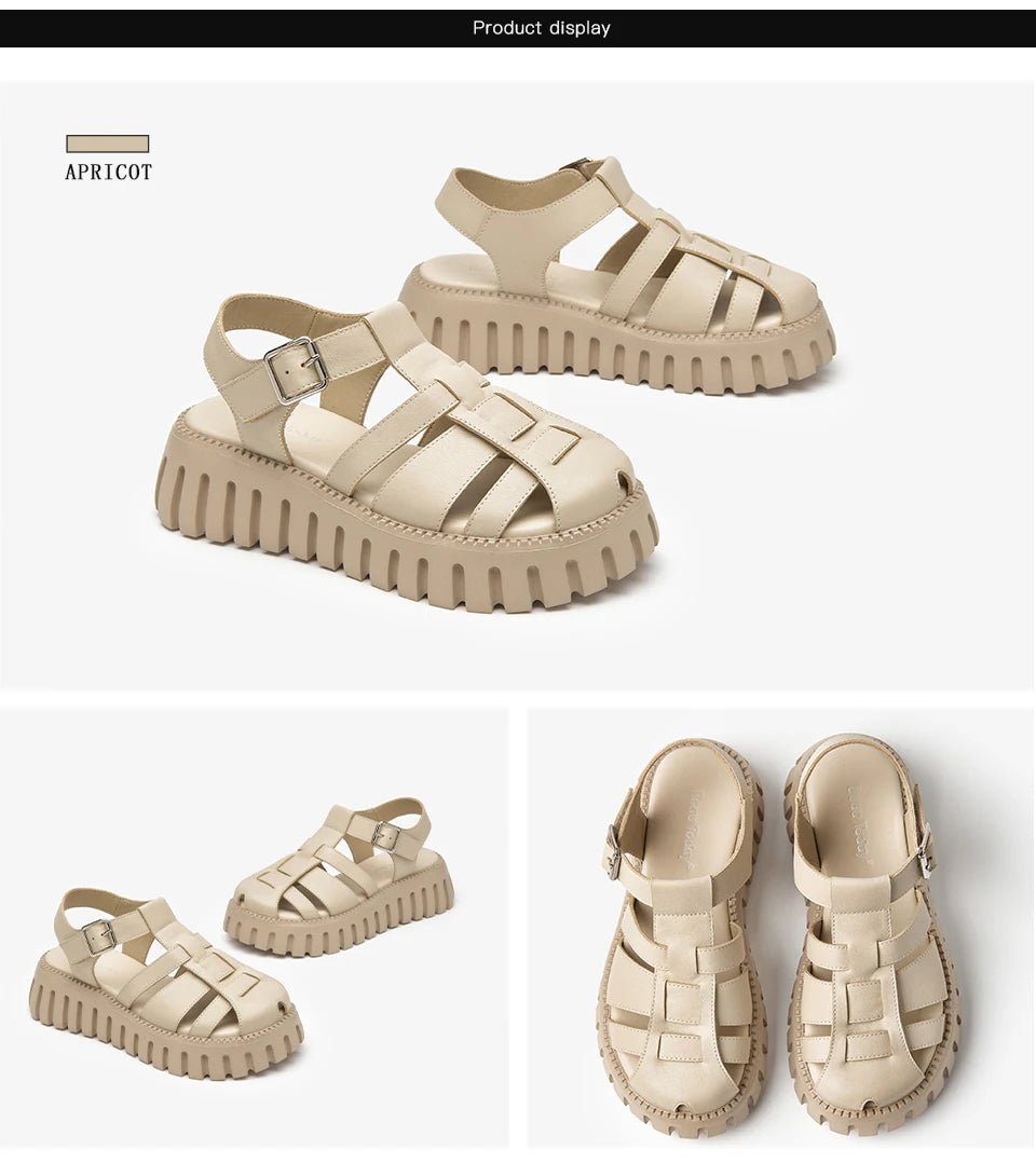 Sandales Femme Gladiateur en Cuir "La Gladiatrice" - Restaur Cuirs
