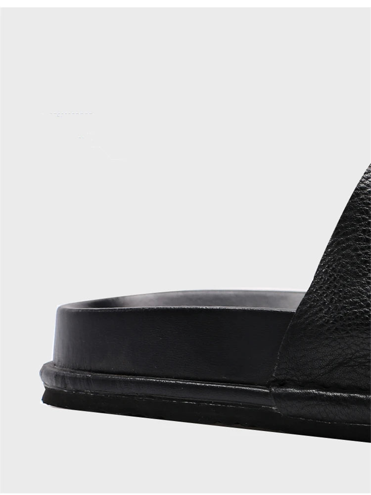 Sandales Homme Cuir Confortables "Le Flot Bleu"