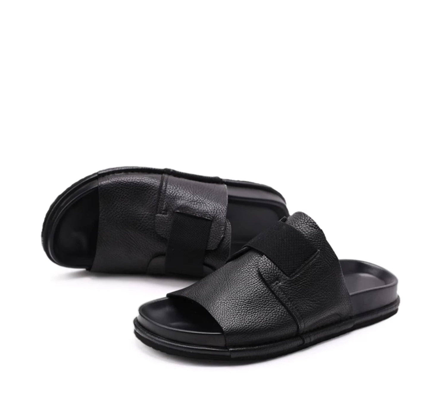 Sandales Homme Cuir Confortables "Le Flot Bleu"