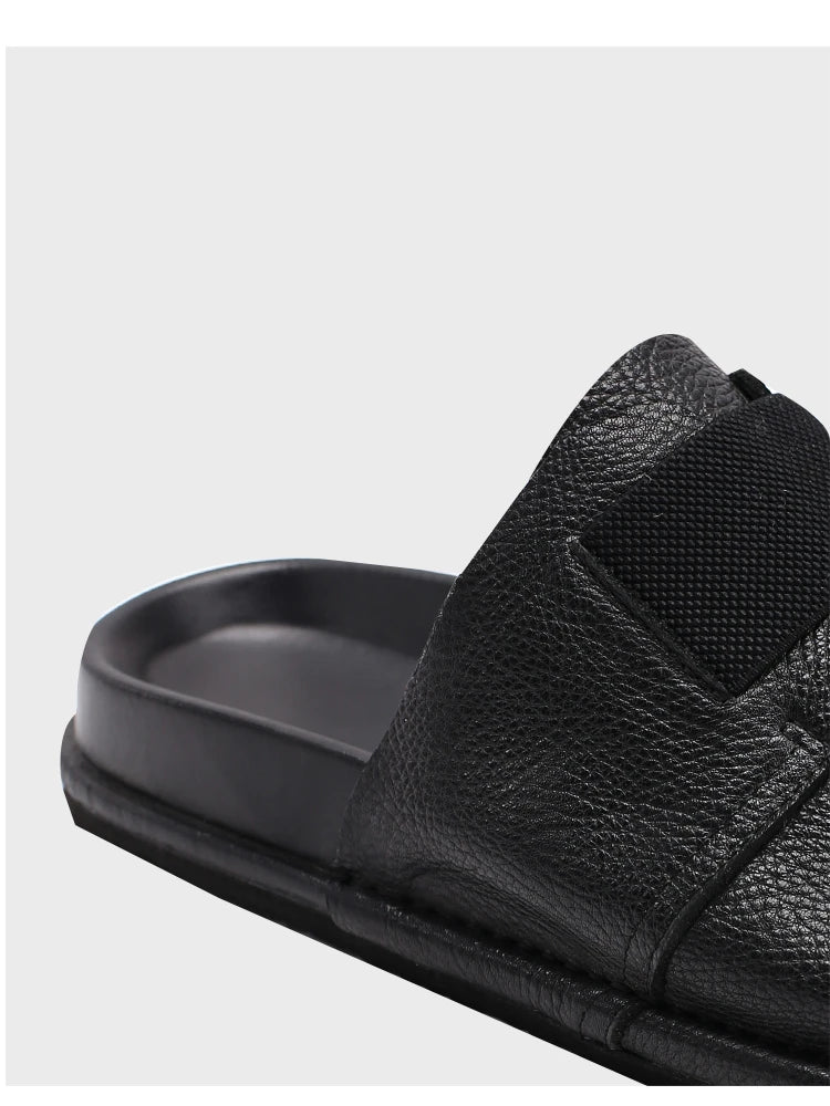 Sandales Homme Cuir Confortables "Le Flot Bleu"