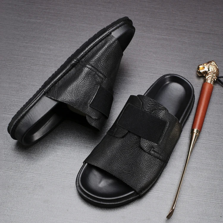 Sandales Homme Cuir Confortables "Le Flot Bleu"